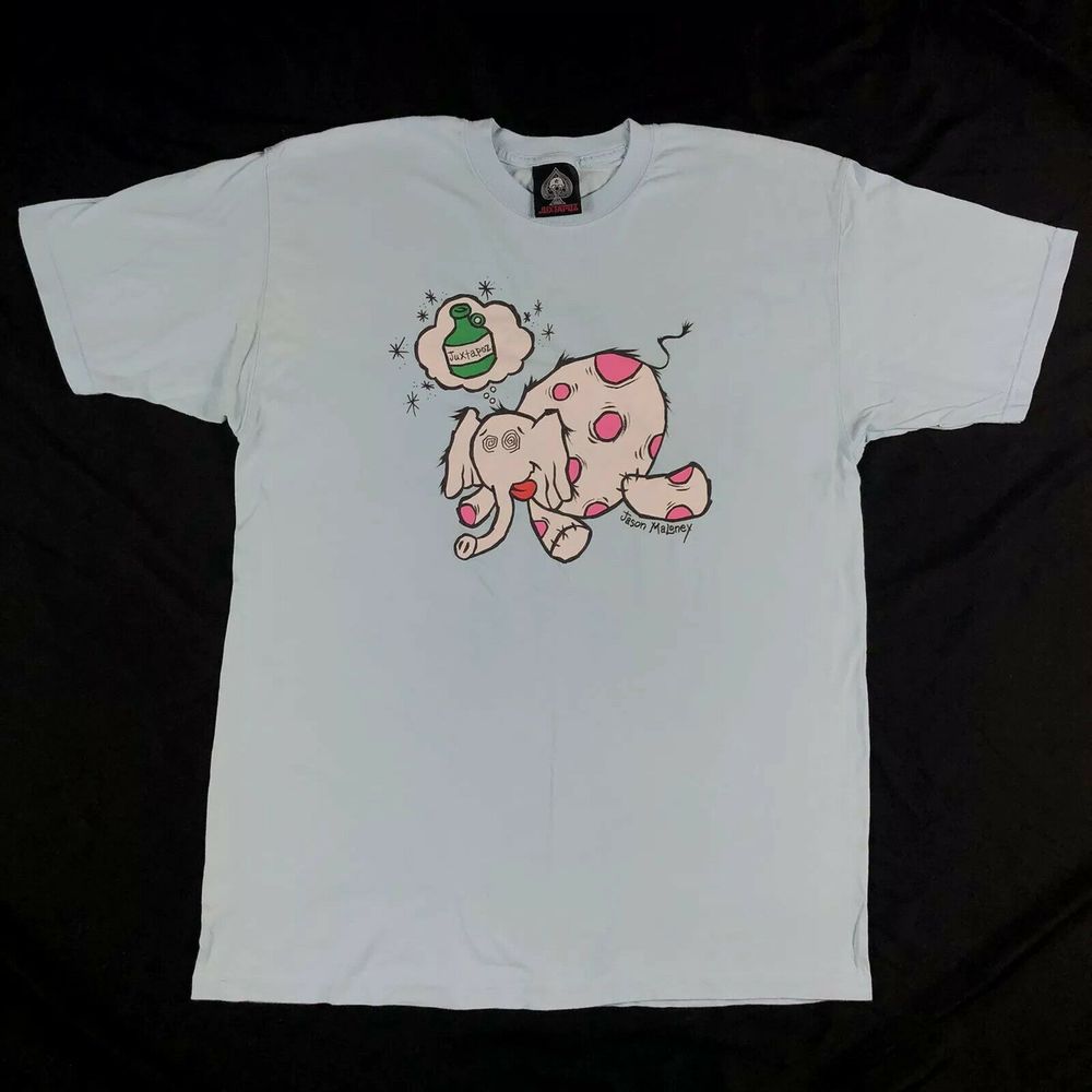 90’s Juxtapoz Elephant Jason Maloney Art T-Shirt